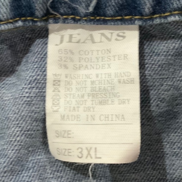 Music Embroidered Denim Tassel Multicolor Crop Jean Jacket Plus Size 3X - Picture 10 of 11